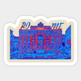 Trevi Fountain, Rome Sticker